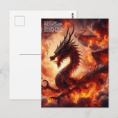 Dragon Fire Briefkaart (Voorkant / Achterkant)