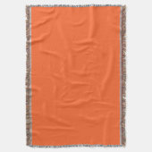 Dragon Fire Bright Oranje Solid Color Print Deken (Voorkant Verticaal)