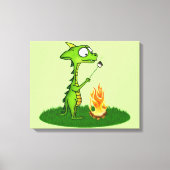 Dragon Fire Canvas Afdruk (Voorkant)