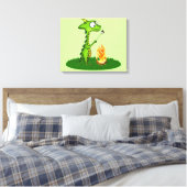 Dragon Fire Canvas Afdruk (Insitu (Slaapkamer))