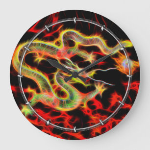 Dragon Fire decor op Lucky Energy Grote Klok