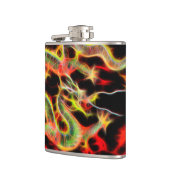 Dragon Fire decor op Lucky Energy Heupfles (Links)