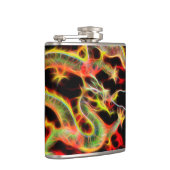 Dragon Fire decor op Lucky Energy Heupfles (Rechts)