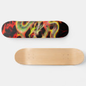 Dragon Fire decor op Lucky Energy Skateboard (Horizontaal)