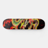 Dragon Fire decor op Lucky Energy Skateboard (Horizontaal)