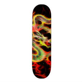 Dragon Fire decor op Lucky Energy Skateboard