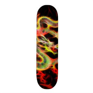 Dragon Fire decor op Lucky Energy Skateboard