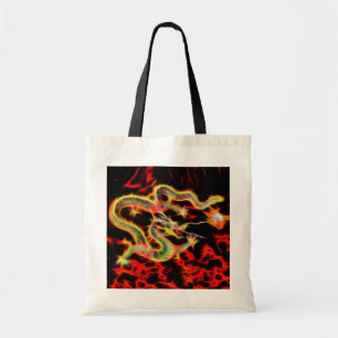 Dragon Fire decor op Lucky Energy Tote Bag