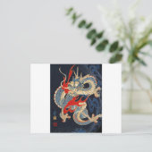 DRAGON FIRE - JAPANS PATTERN BRIEFKAART (Staand voorkant)