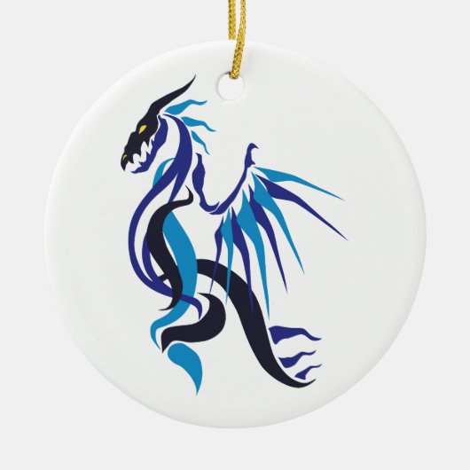 Dragon Fire Keramisch Ornament (Voorkant)