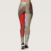 Dragon Fire Leggings – Mythic Fantasy Pattern (Achterkant)