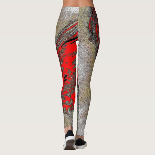 Dragon Fire Leggings – Mythic Fantasy Pattern (Achterkant)