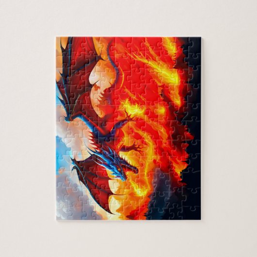 Dragon Fire Legpuzzel (Verticaal)