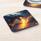 Dragon Fire Lightning Fight 2 Bier Onderzetter (Linkerzijde)