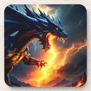 Dragon Fire Lightning Fight 2 Bier Onderzetter