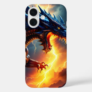Dragon Fire Lightning Fight 2 iPhone 16 Hoesje