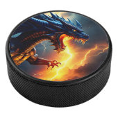 Dragon Fire Lightning Fight 2 Hockey Puck (3/4)