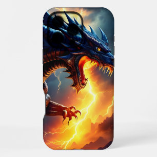 Dragon Fire Lightning Fight 2 iPhone 16 Pro Max Hoesje