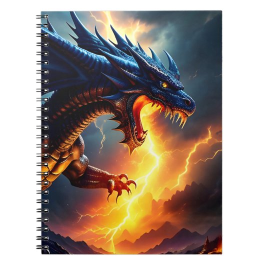 Dragon Fire Lightning Fight 2 Notitieboek (Voorkant)
