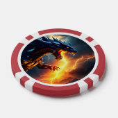Dragon Fire Lightning Fight 2 Poker Chips (Enkel)