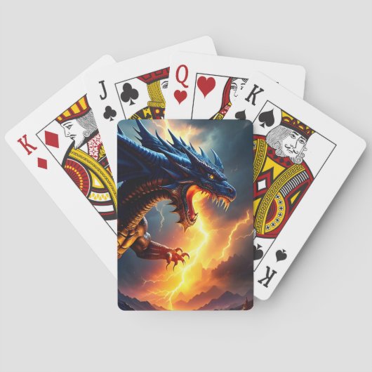 Dragon Fire Lightning Fight 2 Pokerkaarten (Achterkant)