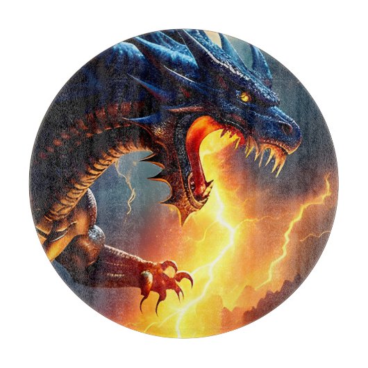 Dragon Fire Lightning Fight 2 Snijplank (Voorkant)