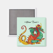 Dragon Fire Magneet (Voorkant / Achterkant)