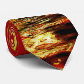 Dragon & Fire Mythische Fantasy Kunstwerk Stropdas (Opgerold)