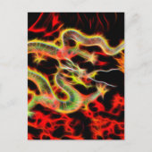 Dragon Fire on Lucky Energy Briefkaart (Voorkant)