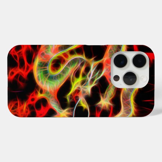Dragon Fire on Lucky Energy Case-Mate iPhone Case (Achterkant (horizontaal))