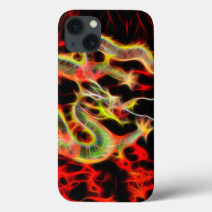 Dragon Fire on Lucky Energy iPhone 13 Hoesje