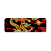 Dragon Fire on Lucky Energy Etiket (Voorkant)