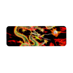 Dragon Fire on Lucky Energy Etiket