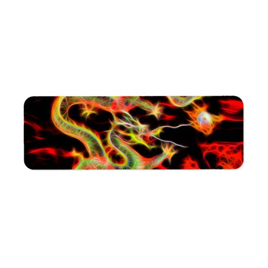 Dragon Fire on Lucky Energy Etiket (Voorkant)