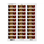 Dragon Fire on Lucky Energy Etiket (Full Sheet)