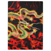 Dragon Fire on Lucky Energy Klembord (Achterkant)