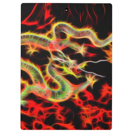 Dragon Fire on Lucky Energy Klembord (Achterkant)