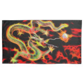 Dragon Fire on Lucky Energy Kussensloop (Voorkant-Links)