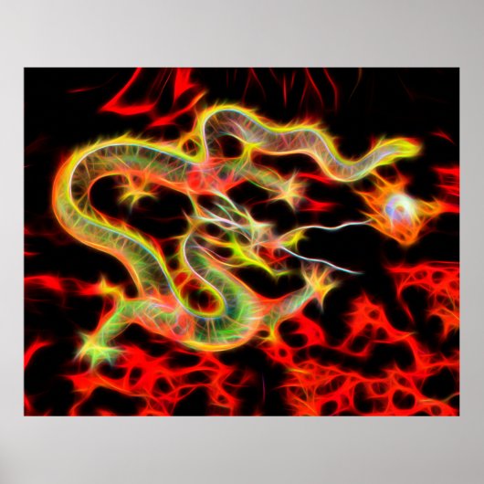 Dragon Fire on Lucky Energy Poster (Voorkant)