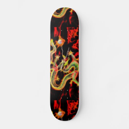 Dragon Fire on Lucky Energy Skateboard (Voorkant)