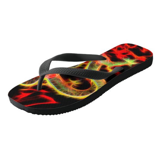 Dragon Fire on Lucky Energy Teenslippers (Schuin)