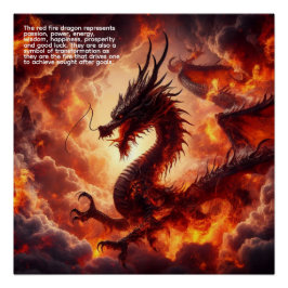 Dragon Fire Perfect Poster