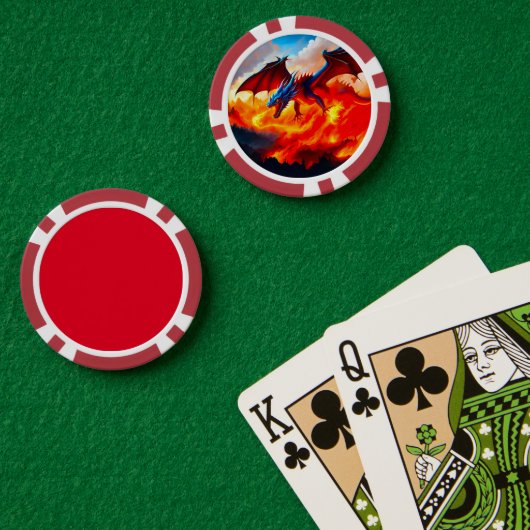 Dragon Fire Poker Chips (Pokertafel (Dubbel))