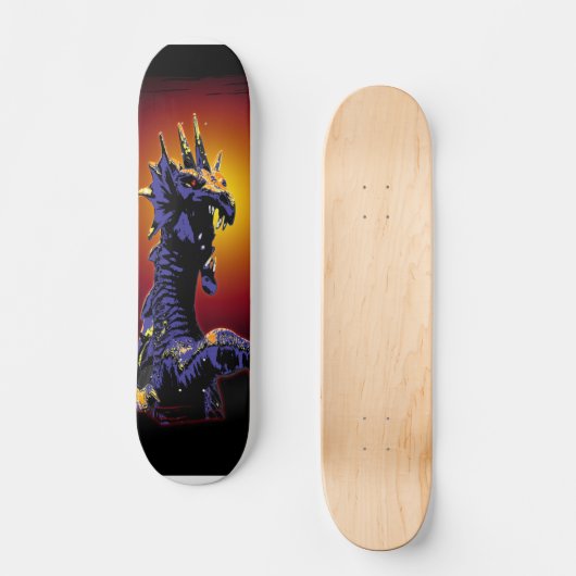 Dragon Fire Skateboard (Voorkant)