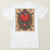 "Dragon-Fire Unisex T-Shirt: Ontsteek je stijl met T-shirt (Design achterkant)