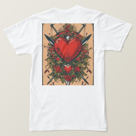 "Dragon-Fire Unisex T-Shirt: Ontsteek je stijl met T-shirt (Design achterkant)