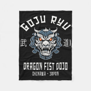 Dragon Fist Dojo Goju Ryu Karate  Fleece Deken