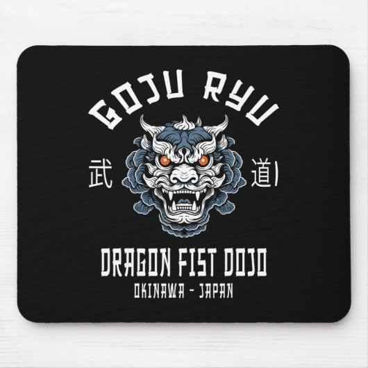 Dragon Fist Dojo Goju Ryu Karate  Muismat (Voorkant)