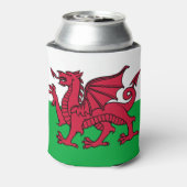 Dragon Flag of Wales, Celtic Welsh National Flag Blikjeskoeler (Blikje Achterkant)