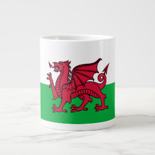 Dragon Flag of Wales, Celtic Welsh National Flag Grote Koffiekop